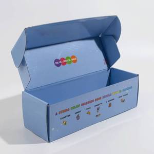 Boîtes en carton ondulé de luxe à faible MOQ, boîtes en papier personnalisées colorées et créatives pour l'emballage - Product Image 1