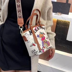 Bolsos de Mano de Diseño Moderno con Estampado de Grafiti para Mujer, Bolsos de Hombro Coloridos y a la Moda con Cierre, Bolsos de Mano Portátiles - Product Image 5