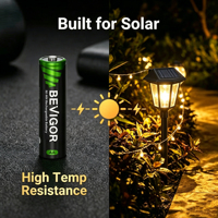 Batteries rechargeables NiMH AA haute performance en gros, écologiques, pour l'énergie solaire, l'électronique grand public et les jouets
