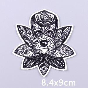 Patchs brodés personnalisés Soleil et Lune pour vêtements, patchs thermocollants pour vêtements, autocollants de couture DIY - Product Image 2