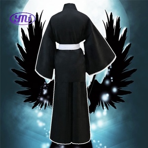 Offre Spéciale Dieu <span class=keywords><strong>de</strong></span> la mort/Bleach Kuchiki Rukia <span class=keywords><strong>Kimono</strong></span> <span class=keywords><strong>japonais</strong></span> en gros pour hommes Anime Costume Bleach Cosplay - Product Image 3