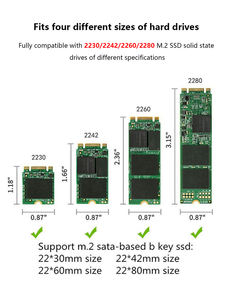 TISHRIC Chuangzhenlong S11 透明 <span class=keywords><strong>M</strong></span>.2 デュアルプロトコル ハードディスクボックス - Product Image 6