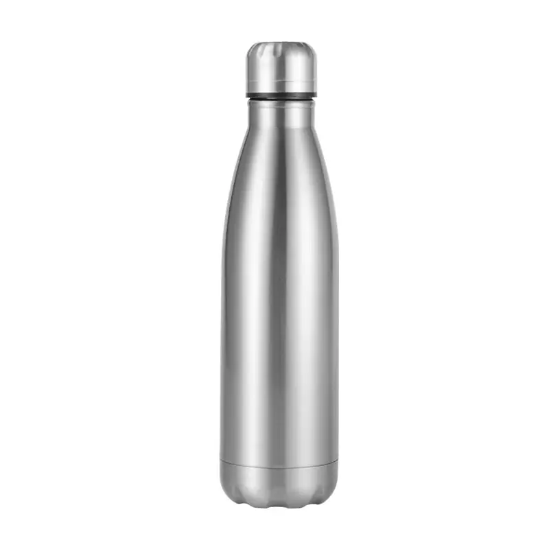 500ML doppia parete pallone sottovuoto sport Logo aziendale personalizzato in acciaio inox palestra Thermos bottiglia di acqua potabile promozione