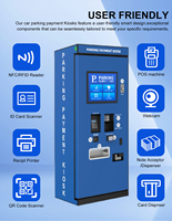 Borne de paiement pour parking extérieur étanche Terminal de point de vente Kiosque de paiement pour parking avec recycleur d'argent distributeur de pièces