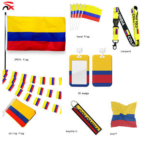 Serie colombiana barata de fábrica de productos de soporte para fanáticos Bandera de Colombia para regalos promocionales de Colombia - Product Image 1