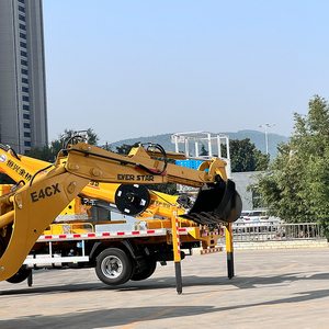 Oferta Especial: Mini Cargadora Retroexcavadora 4x4, Excavadora con Cargador, Equipo de Construcción - Product Image 6