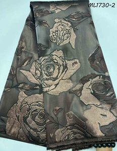 2025 Nigeria thổ cẩm chất liệu vải sáng bóng đa màu sắc đẹp Jacquard Damask vải cho váy cưới - Product Image 2