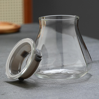 Bocal de rangement en verre borosilicate hermétique pour café, avec couvercle scellé, personnalisable, pour épices de cuisine - Vente en gros