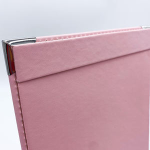 Cubierta de Menú de Cuero Rosa para Restaurante, Diseño de Menú Personalizado, Porta Menús de Una Sola Página - Product Image 4