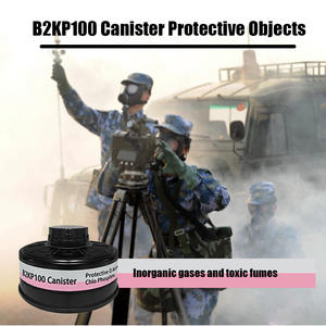 CE Gelber Rand 14 Vollgesichts-Gasmaske mit B2KP100 Filterset, Industrieller Chemikalien-Atemschutz Direkt vom Hersteller - Product Image 5