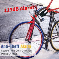 Alarm Getar Nirkabel IP55 Tahan Air RF433 Desibel Tinggi 113dB, Alarm Anti Maling Kendaraan Nirkabel Dengan 3 Baterai AAA dan Jangkauan 20-50M