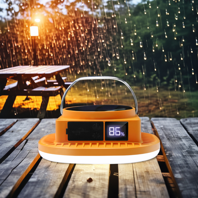 Waterproof Solar LED Torch USB Rechargeable Night Light Camping Lamp Emergency Bulbs Table Outdoor Light Camping