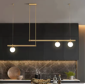 Zeal Lighting โคมไฟเหล็กสีดำสำหรับห้องรับประทานอาหารสีทองโคมไฟระย้าแบบนอร์ดิก - Product Image 6