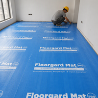 Film de protection personnalisé pour sols en bois dur, carrelage et stratifié, idéal pour les travaux de rénovation
