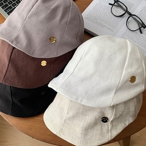 Japanese Style Cotton Linen Duckbill Cap Women <b>Summer</b> Breathable Newsboy <b>Hat</b> Painter Cap Four Seasons Fashion Forward Cap - Product Image 2
