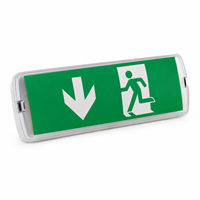 Luminaire de secours étanche automatique pour installation murale et plafondière, sans entretien / à entretien minimal