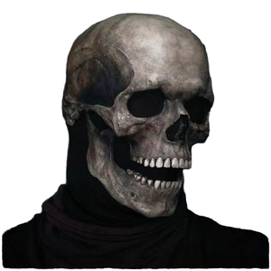 Máscara de Halloween de <span class=keywords><strong>Terror</strong></span> para Fiesta, Disfraz de Cosplay con Boca Móvil, Máscaras de Calavera de Látex de Alta Calidad - Product Image 4