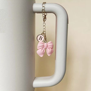 Nom personnalisé initiale lettre poignée breloque décor <span class=keywords><strong>gobelet</strong></span> porte-clés lettre chaîne suspendus pendentif accessoires pour <span class=keywords><strong>gobelet</strong></span> tasse - Product Image 6