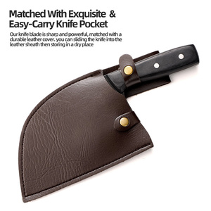 Couteau de boucher IOKO pour couper le poulet, les légumes, le canard, la viande d'oie, trancher, désosser, hacher, couteau de cuisine - Product Image 5