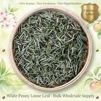 Thé blanc de pivoine OEM en vrac Bai Mudan, nouvelle récolte, qualité supérieure, arôme floral, goût doux, thé chinois en vrac, vente en gros