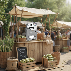 Presse-jus de canne à sucre électrique de table, extracteur de jus de canne à sucre à faible <span class=keywords><strong>bruit</strong></span> - Product Image 1