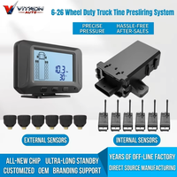 Système de surveillance de la pression des pneus (TPMS) universel pour camions, haute précision, 433 MHz, sortie série sans fil, connexion d'appareils externes, pour pneus lourds