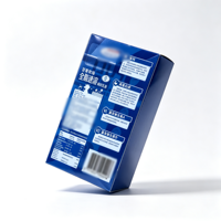 Boîte en plastique transparente personnalisée pour l'emballage de lait en poudre, revêtement anti-rayures, fond à fermeture automatique, ligne de pliage souple