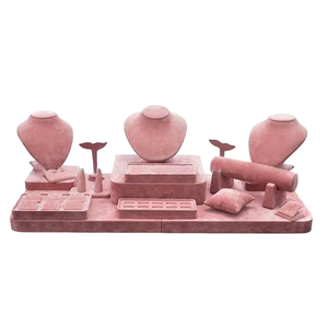 Cao cấp trang sức hiển thị thiết lập biểu tượng tùy chỉnh trang sức hiển thị đạo cụ sợi nhỏ trang sức đứng hiển thị đạo cụ cho cửa hàng - Product Image 1