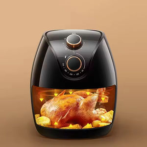 Friteuse électrique sans huile 1400W à panier unique en plastique antiadhésif avec contrôle de température - Product Image 2