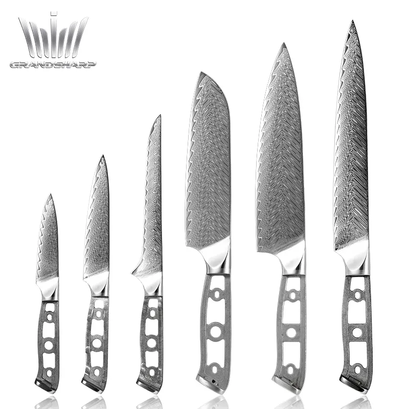 Diy Damascus Staal Aus10 Koksmes Sets Blanco Mes Maken Materiaal Mes Japans Staal Blanco Mes Koken Diy Tools