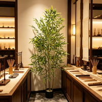 Décoration de mariage réaliste, arbre en bambou artificiel, plante en plastique, faux bonsaï, décoration intérieure et extérieure, jardin, hôtel, fête