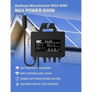 RC Microinverter 800 W, Ingresso DC 26-60V, Inverter Solare MPPT Convertitore di Immissione in Rete Micro con Monitoraggio WiFi - Product Image 5