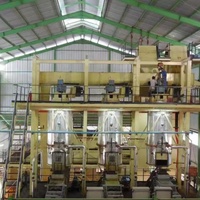 Industriële Luoyu 5t/u palmolie- en olijfolieverwerkingsinstallatie met automatische extractie- en raffinageproductielijn