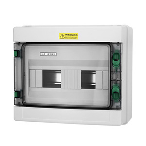 Victory HA 12WAY Outdoor Waterproof Distribution Box IP54 ABS Plastic Surface Mounted Circuit Breaker Box 230V - Product Image 1