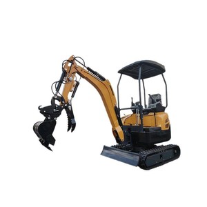 Miniexcavadora Amarilla de Alta Potencia de Excavación para Uso Agrícola y de Construcción - Product Image 1