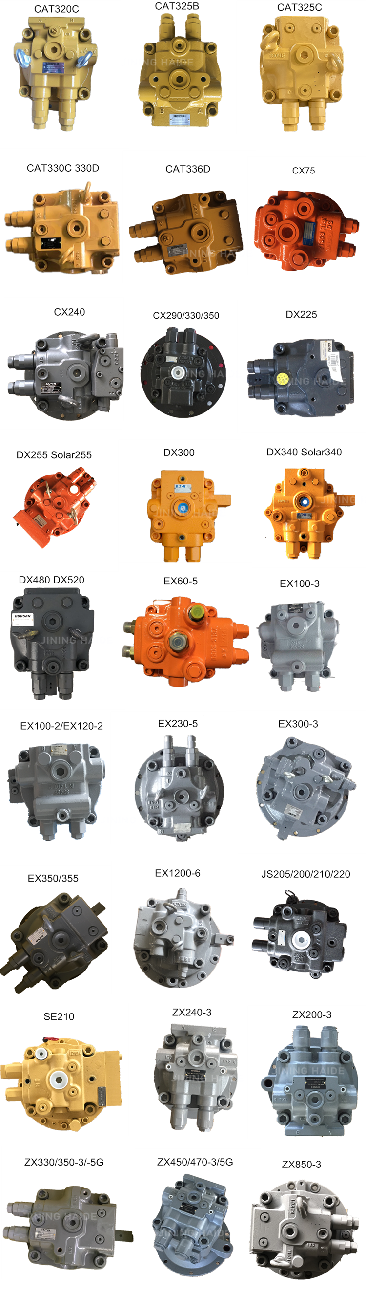 ZX200-3 Travel Motor 9257254 9258325 - Excavator Final Drive