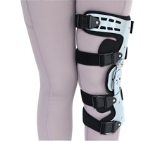 Attelle de genou orthopédique articulée réglable avec protection professionnelle pour l'arthrose et les blessures du LCA/MCL