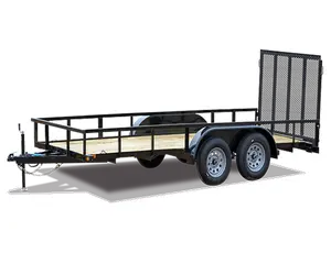 Custom farm tractor tipping trailer