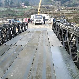 <span class=keywords><strong>Puente</strong></span> <span class=keywords><strong>Bailey</strong></span> de acero prefabricado: Certificado ISO 9001, opciones de tramo de 6m-60m, uso <span class=keywords><strong>militar</strong></span> y civil - Product Image 2