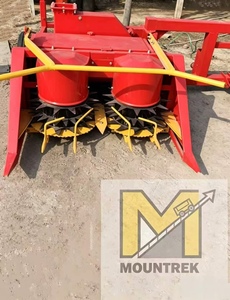 Moissonneuse-broyeuse de fourrage automatique hydraulique à 2 rangs MOUNTREK pour maïs/blé, montée sur tracteur, entraînement par engrenages, 900-1400 mm - Product Image 5
