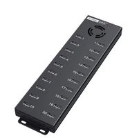 Hub USB 2.0 Sipolar A-805P à 20 ports avec construction métallique, accessoires pour ordinateur portable/PC, station de charge pour téléphone 120W - En stock