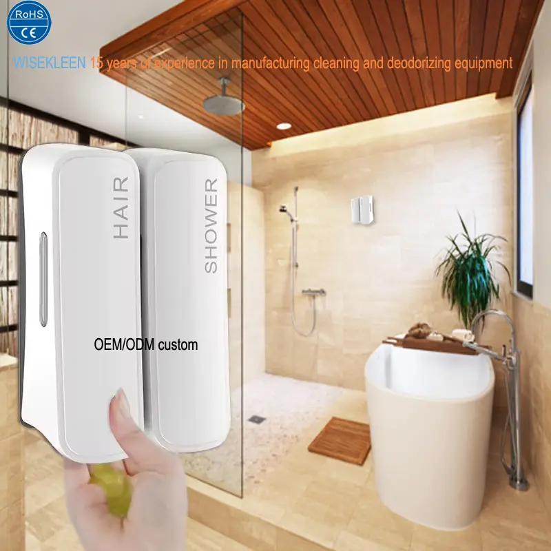 बाथरूम होटल वाणिज्यिक के लिए चीन उचित हॉट सेल डबल पंप हेड थोक रीफिल करने योग्य पीपी साबुन डिस्पेंसर
