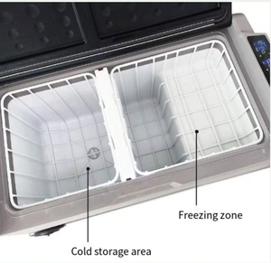 Tủ lạnh <span class=keywords><strong>mini</strong></span> xe hơi Ice Tiger, sử dụng được cho xe tải và gia đình, 12v24v, T36 T50 T60, làm lạnh nhanh, tiện lợi, có cần kéo - Product Image 6