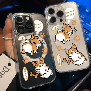 Coque de téléphone personnalisée magnétique Chiot <span class=keywords><strong>Corgi</strong></span> compatible avec iPhone 17 PROMAX 16PLUS 15 14 13 Samsung S26Ultra S22 S23 S25 S24 A17 - Product Image 6
