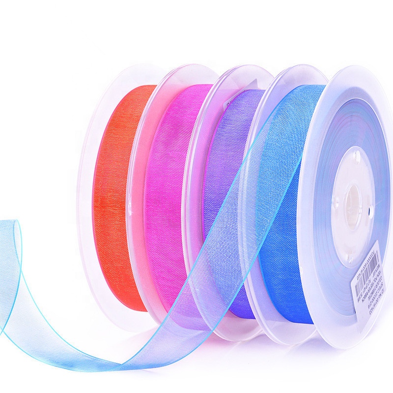 Garment Ribbon Manufacturer Wholesale Gift Silk Chiffon Ribbon for Wedding Gift and Flowers