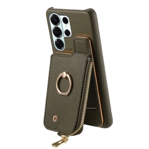 <span class=keywords><strong>เคส</strong></span>ฝาหลังแบบกระเป๋าสตางค์พร้อมช่องซิปสำหรับ Samsung Galaxy S26 Ultra, สำหรับ iPhone 17 - Product Image 1