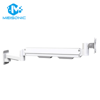 Meisonic M9-WA02-Z-ZY-PLUS Dudukan Monitor Industri Lengan Pegas Gas Aluminium Kemiringan 90 Derajat Baru Kapasitas Beban 10kg