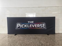 Barrera Premium para Cancha de Pickleball/Tenis con Logotipo Personalizado, para Interiores/Exteriores, 200x75cm, Varios Tamaños, Valla para Cancha, PickleClub
