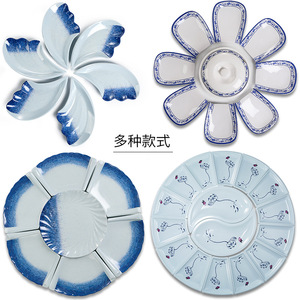 ชุดจานเสิร์ฟเมลามีนทรงกลมแบบแบ่งช่องสำหรับงานปาร์ตี้และงานเลี้ยง - Product Image 3