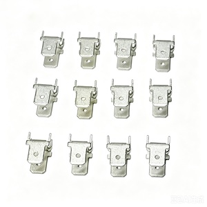 工厂加工服务 低价格 H62 黄铜接线片 Faston 端子 PCB 焊接片 OEM 现货供应 - Product Image 3